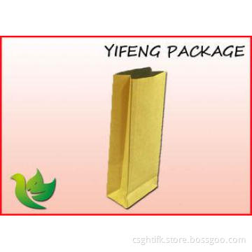 Side Gusset Foil Lined Kraft Paper Bag 250g 500g For Coffee
